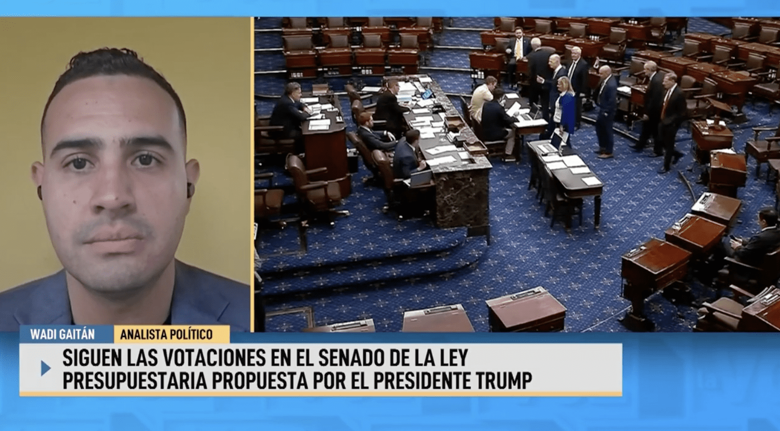 Siguen Las Votaciones En El Senado De La Ley Presupestaria Propuesta Por El Presidente Trump